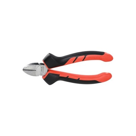 Holex Diagonal Side Cutters with Grips, Bright Finish, Overall Length: 160 mm 725245 160